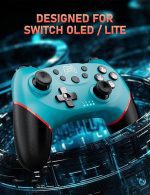 دسته بازی Diswoe Switch Pro، دسته بازی بی‌سیم برای Switch 2/Lite/OLED، دسته بازی بلوتوثی - Image 6