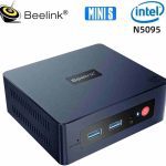 مینی کامپیوتر Beelink Mini S W11pro رم8گیگابایتDDR4 حافظه 128 گیگابایتSSD