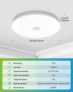 چراغ سقفی LED یافیدو با سنسور حرکت - تصویر 2
