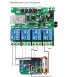 سوئیچ رله 4 کاناله 12 ولتی ZigBee MHCOZY - تصویر 8