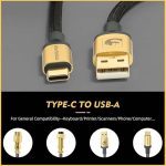 کابل USB C فنری MAMBASNAKE C03 برای کیبورد گیمینگ - تصویر 11