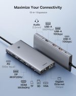 هاب ۱۳ در ۱ USB C بیسوس مدل BS-OH119 - Image 3