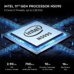 مینی کامپیوتر Beelink Mini S W11pro رم8گیگابایتDDR4 حافظه 128 گیگابایتSSD - Image 3