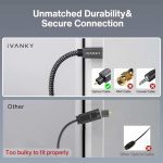 کابل صوتی نوری IVANKY برای استریو تلویزیون کامپیوتر 4.5 متری - Image 4