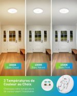 چراغ سقفی LED یافیدو با سنسور حرکت - تصویر 6