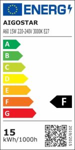 لامپ LED آیگواستار A5 A60 15W - سرپیچ E27 - نور سفید گرم 3000 کلوین پک 5 عددی - تصویر 2