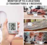 دماسنج داخلی و خارجی ترموپرو TP200C بی‌سیم - تصویر 9