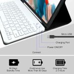 کیف و کیبوردی برای سامسونگ گلکسی تب A8 10.5 اینچی طرح انگلستان - تصویر 7