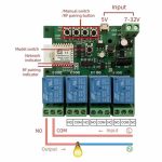 سوئیچ رله 4 کاناله 12 ولتی ZigBee MHCOZY - تصویر 2