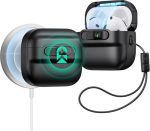 قاب ESR برای ایرپاد ۴، سازگار با قاب ایرپادز نسل ۴  سازگار با MagSafe،  سری Pulse، مشکی