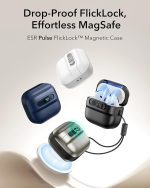 قاب ESR برای ایرپاد ۴، سازگار با قاب ایرپادز نسل ۴  سازگار با MagSafe،  سری Pulse، مشکی - Image 8