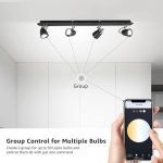 لامپ هوشمند Lepro GU10، نورافکن LED قابل تنظیم 4.5 وات 385 لومن، دوربین مداربسته، نور روز از گرم به سرد، سازگار با الکسا و گوگل هوم، بسته 4 عددی (فقط وای فای 2.4 گیگاهرتز) [کلاس انرژی F] - Image 5