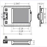 برد توسعه TECHE ESP32  دارای بلوتوث ، وایفای داخلی مدل HTIT-WB32 - تصویر 6
