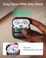 قاب ESR برای ایرپاد ۴، سازگار با قاب ایرپادز نسل ۴  سازگار با MagSafe،  سری Pulse، مشکی - Image 9