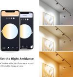 لامپ هوشمند Lepro GU10، نورافکن LED قابل تنظیم 4.5 وات 385 لومن، دوربین مداربسته، نور روز از گرم به سرد، سازگار با الکسا و گوگل هوم، بسته 4 عددی (فقط وای فای 2.4 گیگاهرتز) [کلاس انرژی F] - Image 7