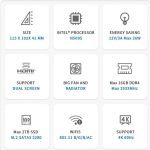 مینی کامپیوتر Beelink Mini S W11pro رم8گیگابایتDDR4 حافظه 128 گیگابایتSSD - Image 8