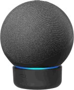پایه باتری GGMM E4 برای بلندگوی هوشمند نسل چهارم برای قابل حمل کردن نسل چهارم شما، مشکی (شامل بلندگو نمی‌شود)