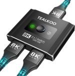 سوئیچ اسپلیتر 1 به 2 پورت HDMI 8K برند TEALKOO مدل HW-013