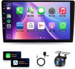 مانیتور 10.1 اینچ آندروید 13 دارای وافای و GPS دوربین دنده عقب [4G+64G] کارپلی
