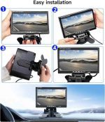 مانیتور تلویزیون خودرو ۷ اینچی podofo +   2 دوربین مداربسته مادون قرمز - تصویر 12