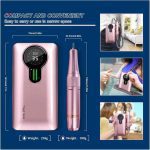 سوهان برقی مانیکور  ENGERWALL حرفه‌ای ۳۵۰۰۰ دور در دقیقه NAIL DRILL - Image 6