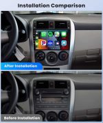 مانیتور 10.1 اینچ آندروید 13 دارای وافای و GPS دوربین دنده عقب [4G+64G] کارپلی - Image 3