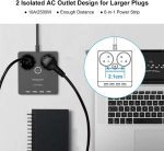 چندراهی برق iEcopower دارای ۴ پورت USB - Image 3