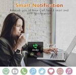 ساعت هوشمند مردانه زنانه IDEALROYAL صورتی - تصویر 3
