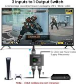 سوئیچ اسپلیتر 1 به 2 پورت HDMI 8K برند TEALKOO مدل HW-013 - Image 4