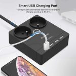 چندراهی برق iEcopower دارای ۴ پورت USB - Image 4
