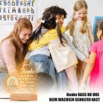چراغ خواب سه بعدی Rebundex طرح قلب - تصویر 5