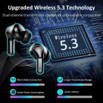 هدفون بی‌سیم Ordtop مدل I13 بلوتوث ۵.۳، با دو میکروفون و ضد آب (دارای خط و خش) - تصویر 7