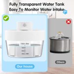 فواره هوشمند آب گربه، شارژی AOZOOM - تصویر 7