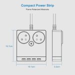 چندراهی برق iEcopower دارای ۴ پورت USB - Image 7