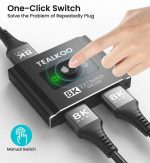 سوئیچ اسپلیتر 1 به 2 پورت HDMI 8K برند TEALKOO مدل HW-013 - Image 7