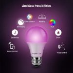 لامپ‌های هوشمند وای‌فای، چراغ‌های LED با قابلیت تغییر رنگ برند lepro  بسته ۴ عددی - تصویر 2