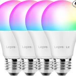 لامپ‌های هوشمند وای‌فای، چراغ‌های LED با قابلیت تغییر رنگ برند lepro  بسته ۴ عددی