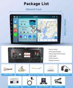 مانیتور 10.1 اینچ آندروید 13 دارای وافای و GPS دوربین دنده عقب [4G+64G] کارپلی - Image 8