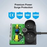 چندراهی برق iEcopower دارای ۴ پورت USB - Image 8