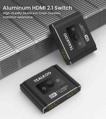 سوئیچ اسپلیتر 1 به 2 پورت HDMI 8K برند TEALKOO مدل HW-013 - Image 8
