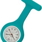 ساعت پرستاری سیلیکونی NW-pro - پین-آن - عقربه جارویی - صفحه سفید