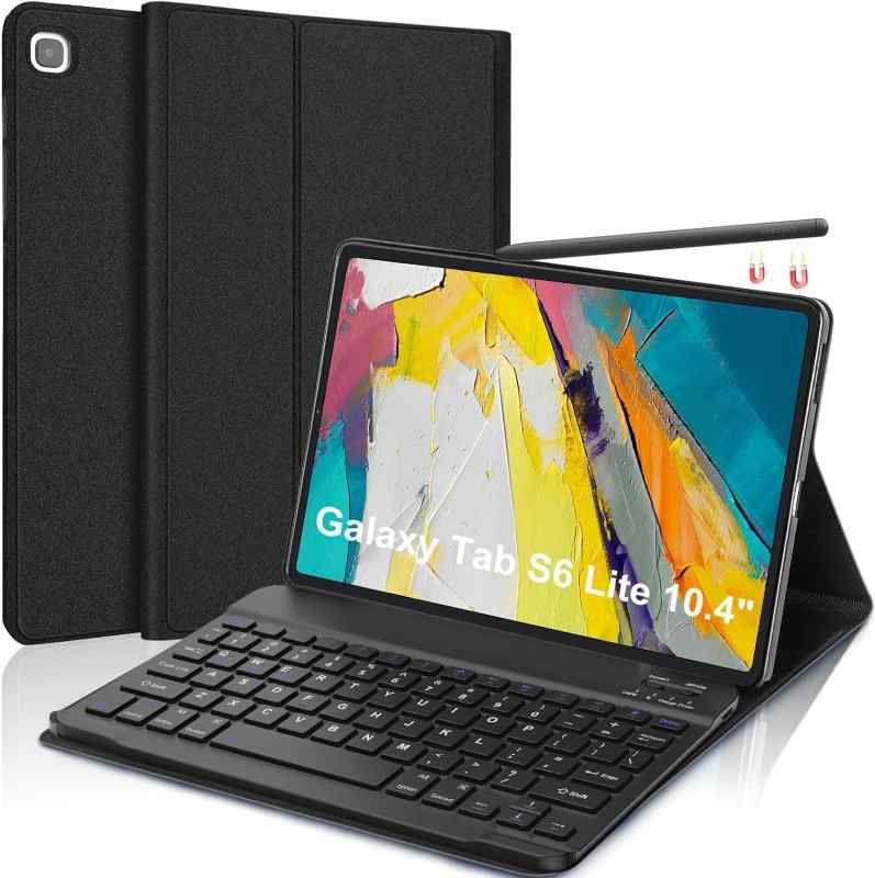 1 کیف و کیبورد سامسونگ گلکسی تب S6 لایت 10.4 اینچ 2022/2020 - Image 1