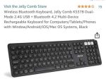 کیبورد بلوتوث بی‌سیم، Jelly Comb KS37B - Image 11