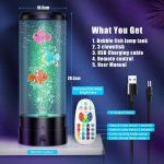 آباژور رومیزی مدل Bubble Fish Lamp - تصویر 3