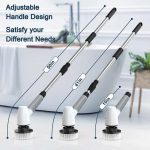 اسکرابر چرخشی برقی ADAMANTITE آدامانتیت 8 سر برس قابل تعویض - Image 3