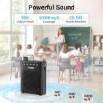 تقویت‌کننده صدا و میکروفون قابل حمل TONOR - تصویر 3