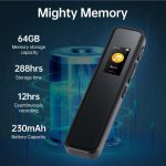 ضبط کننده صدای دیجیتال Yeacher A20 با حافظه 64 گیگابایت - تصویر 3