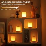 چراغ خواب LED لمسی Auxmir با قابلیت تنظیم نور - تصویر 11
