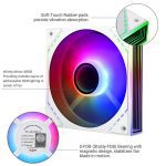 فن کیس گیم CPU مدل Thermalright TL-M12W-S  با جلوه نوری آینه‌ای ARGB - تصویر 5