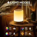 چراغ خواب LED لمسی Auxmir با قابلیت تنظیم نور - تصویر 10